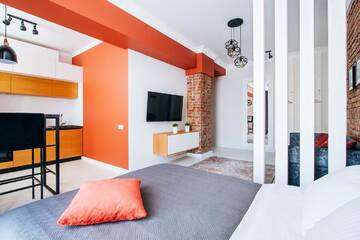 Номер-студио с джакузи в Апартаментах Apartments Nezavisomosti 44
